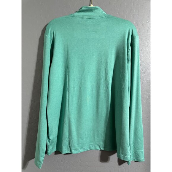 01. Algo Boys Quick Dry Performance Quarter Zip Pullover Long Sleeve XL NWOT - Picture 2 of 5